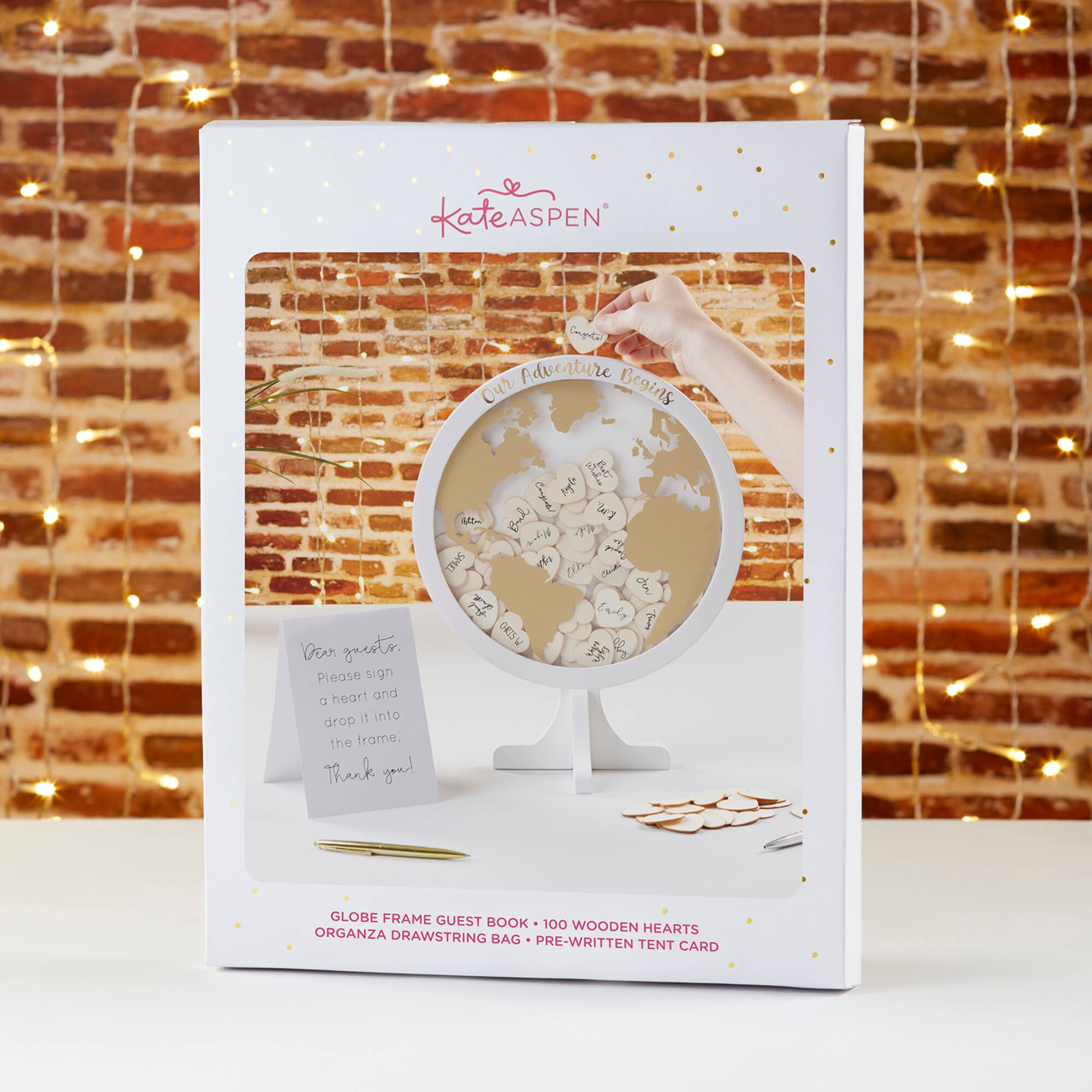 Kate Aspen® Globe Wedding Guest Book Alternative